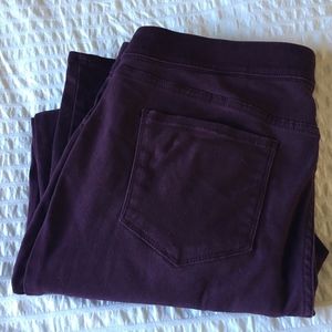 Merlot Mid-rise Jeggings by Old Navy